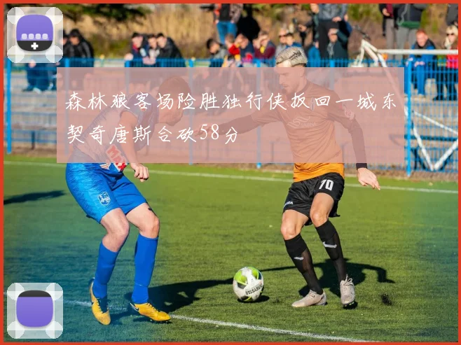 森林狼客场险胜独行侠扳回一城东契奇唐斯合砍58分